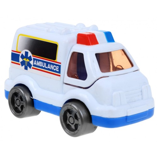 Set Of Fire Brigade Ambulance