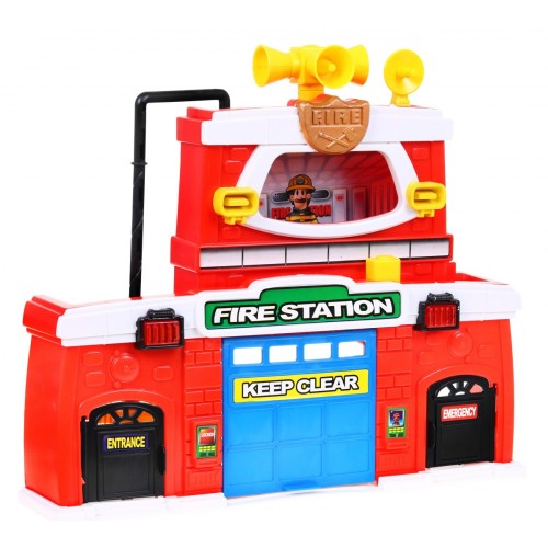 Set Of Fire Brigade Ambulance
