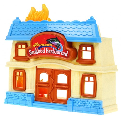 Set Of Fire Brigade Ambulance