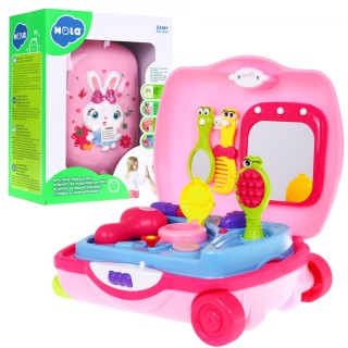 Set of Suitcase Dressing Table Accessories