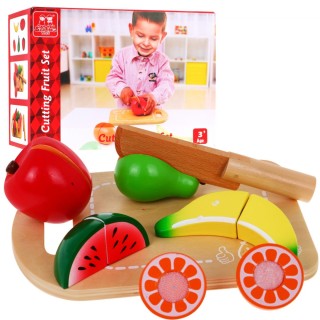 Set Of Cutting Wood Fruits Vegetables Board