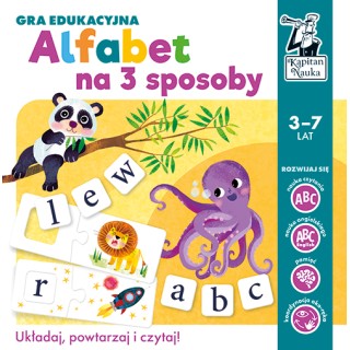 Gra Edukacyjna "Alfabet Na 3 Sposoby"