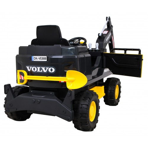 Vehicle Mega VOLVO Excavator Yellow