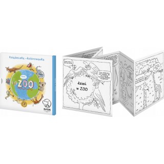 Coloring Book Accordion Book A Day At The Zoo