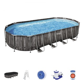 Frame Pool 24 FT 732 x 366 x 122 cm Power Steel BESTWAY