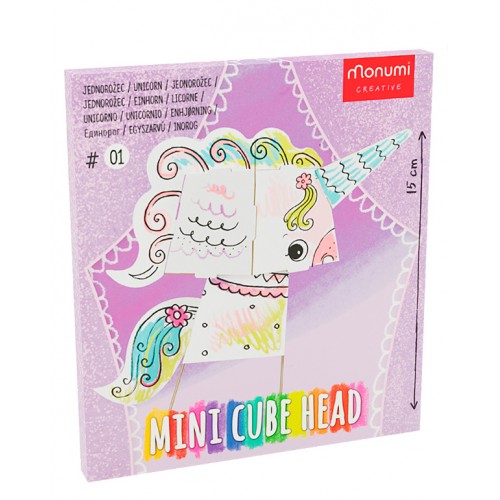 3D Unicorn Coloring Book