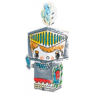 3D Knight coloring book