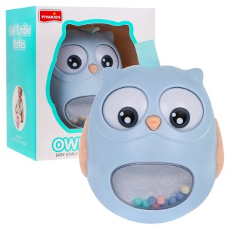 Owl Stand Up For the Little Ones Blue