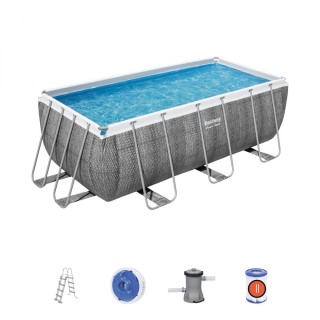 Pool Rack 412 cm x 201 cm x 122 cm POWER STEEL BESTWAY
