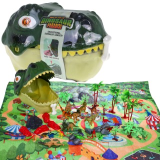 Dinosaur World Figures + Mat + Accessories
