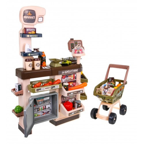 MEGA Supermarket Shop + Trolley and Accessories