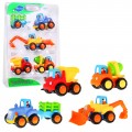 4 Friction Cars Set