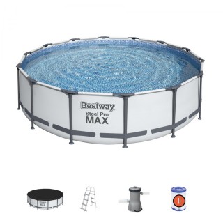 Frame Pool 14 FT 427 x 107 cm Steel Pro Max BESTWAY