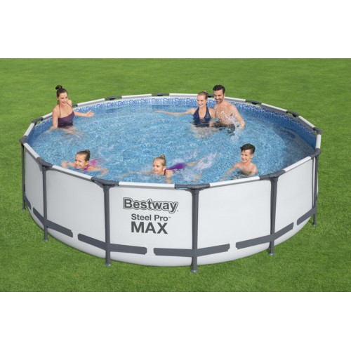 Frame Pool 14 FT 427 x 107 cm Steel Pro Max BESTWAY
