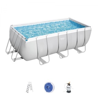 Pool Rack 412 cm x 201 cm x 122 cm POWER STEEL BESTWAY