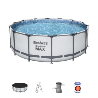 Frame Pool 14 FT 427 x 122 cm STEEL PRO MAX BESTWAY