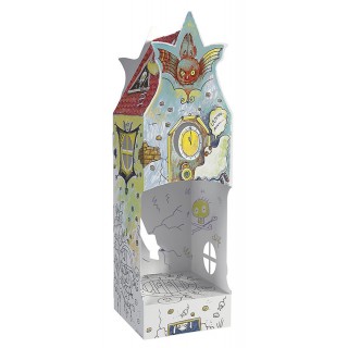 3D coloring page House on Monsters Street 6