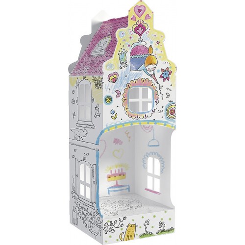 3D Coloring House House, Cat Street 12