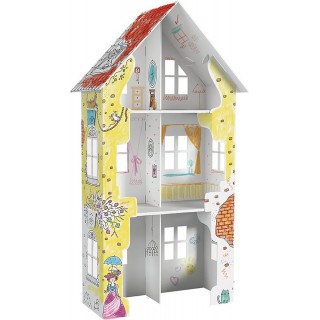 3D House XXL coloring book