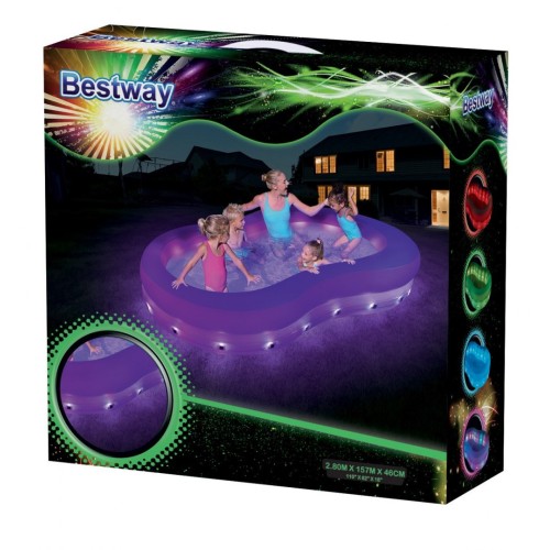 Pool Lighting 280x157x46cm Color Wave BESTWAY