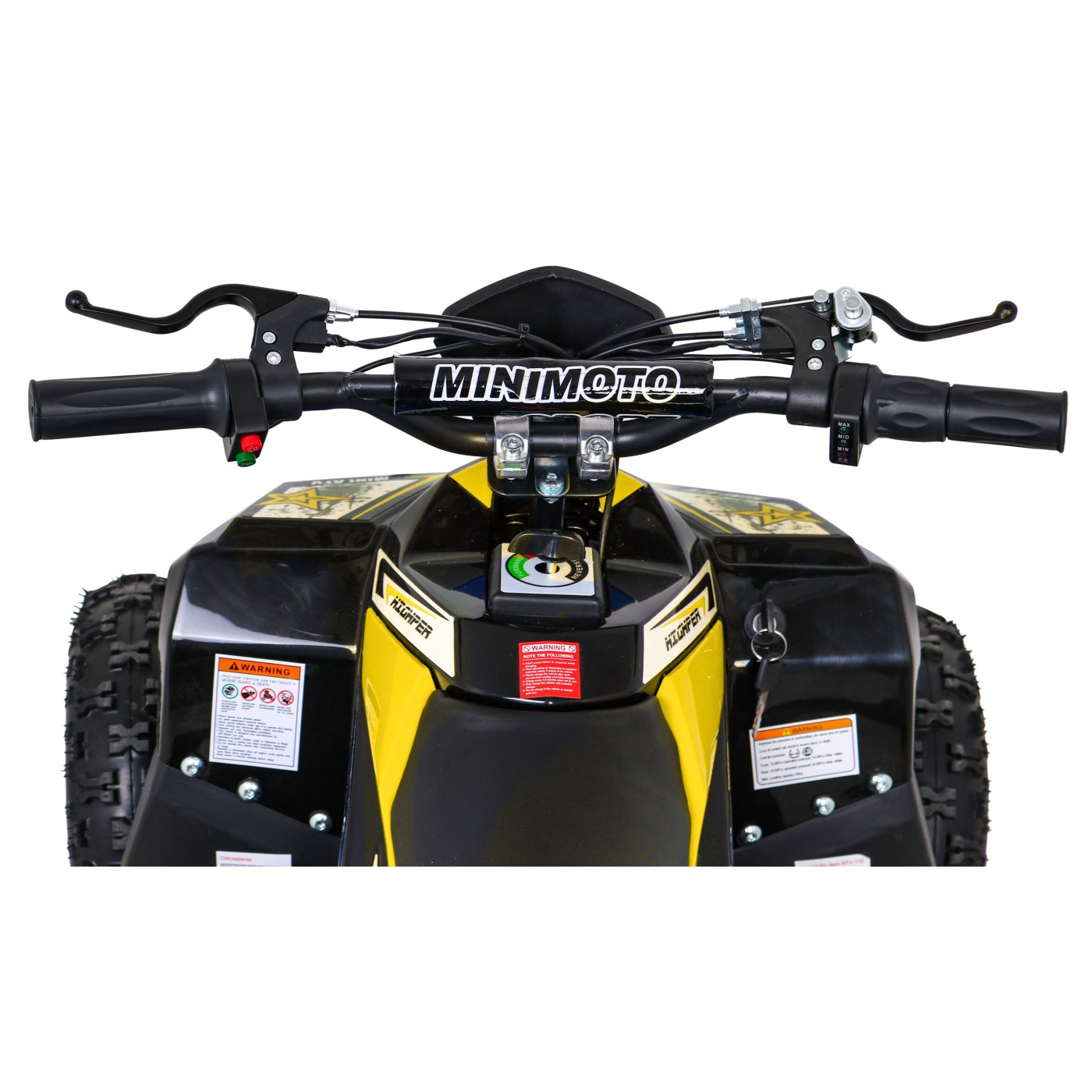 Quad E-STAR vehicle Yellow