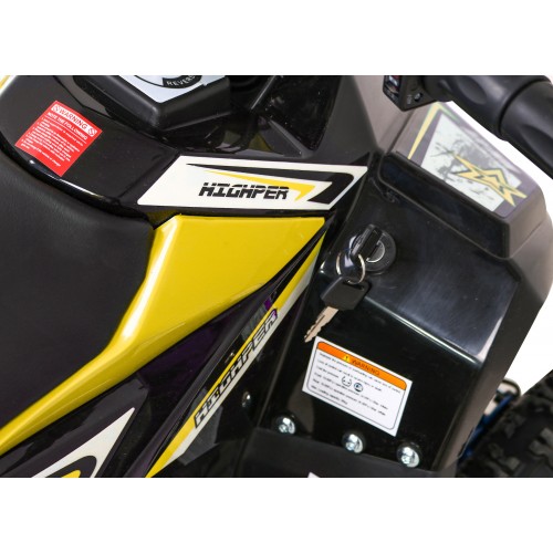 Quad E-STAR vehicle Yellow