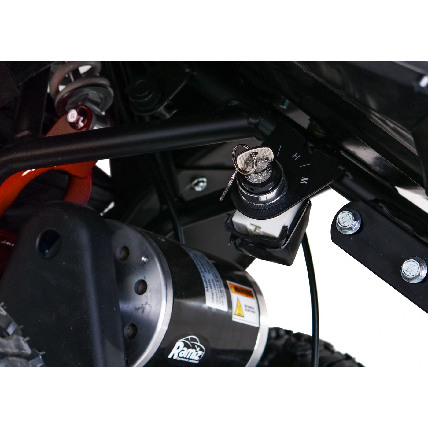 Quad E-STAR vehicle Red