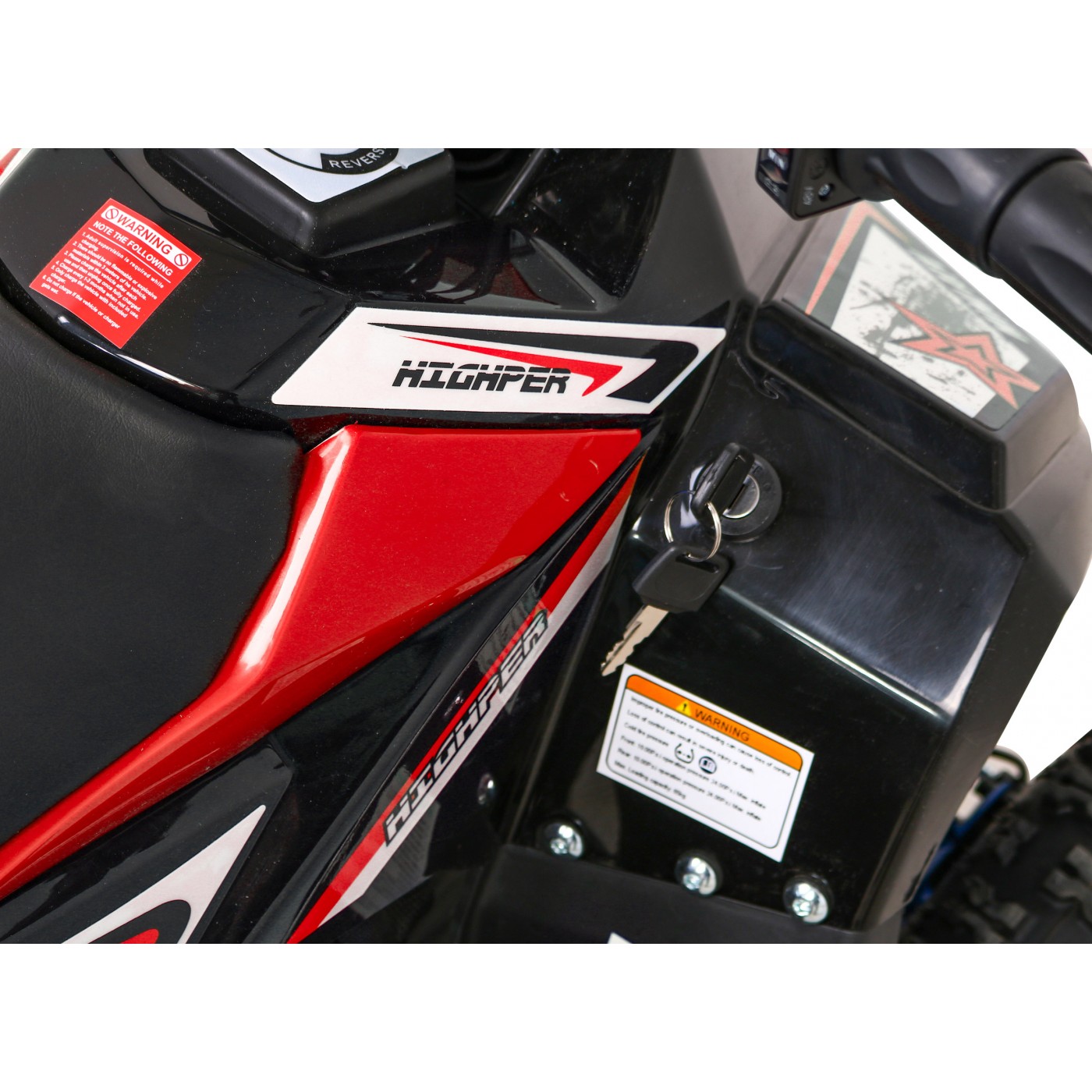 Quad E-STAR vehicle Red