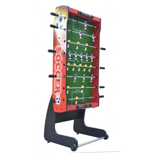 Football table 121x61x81 Folding Red