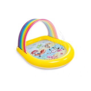 Swimming pool with Joyful Rainbow