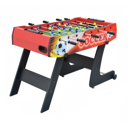 Football table 121x61x81 Folding Red