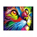 Painting by numbers 40x50 Rainbow cat