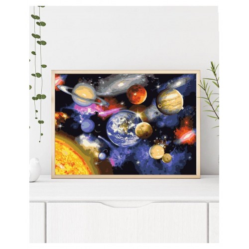 Painting by numbers 40x50 Parade of planets