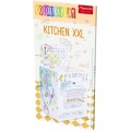 Spatial kitchen XXL coloring book for children