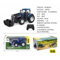 Blue R/C Tractor With Catcher