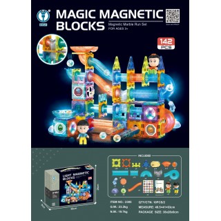 Magnetic Blocks Set 142el.