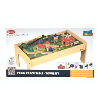 Mega Wooden Queue With Table