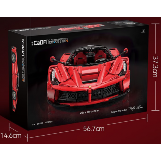R/C Bricks Sports Car Hypercar Red EE
