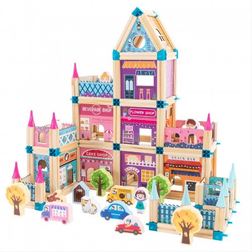 Wooden House For Princess 278pcs.
