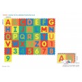 Numbers and letters mat