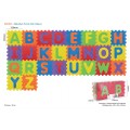 Sensory Mat Puzzle Different Shapes Alphabet