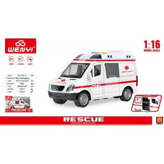 Ambulance 1:16 + Sounds and Lights