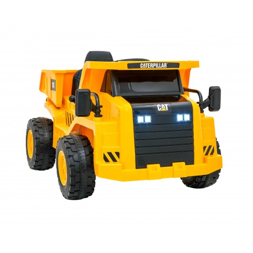 Yellow Caterpillar Dump Truck