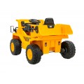 Yellow Caterpillar Dump Truck