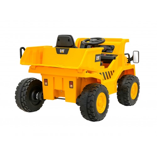 Yellow Caterpillar Dump Truck