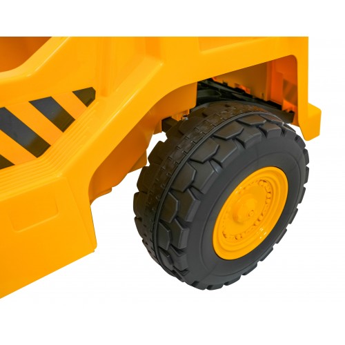 Yellow Caterpillar Dump Truck