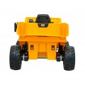 Yellow Caterpillar Dump Truck