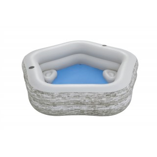 Pool 213x206x53cm With BESTWAY Seats