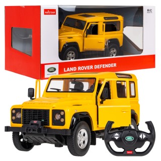 R/C car Land Rover Defender 1:14 RASTAR Yellow