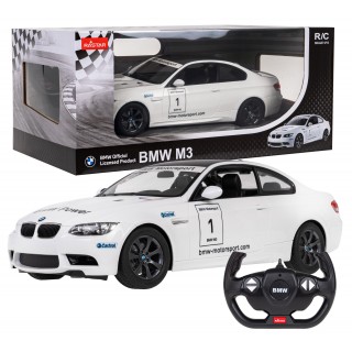 Car R/C BMW M3 1:14 RASTAR White